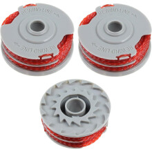 Masterpart 3 x Strimmer Trimmer Spool & Line For Flymo Contour 500 Power Plus 500 & 500XT compatible with Flymo strimmer