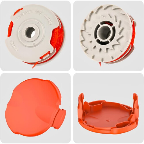 (4) String Trimmer Line for Flymo FLY021/FLY060, Replacement 36FT 0.06" Autofeed String Spool Line Replace for Contour, Contour XT, Mini Trim Car, Mini 2