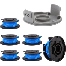 (6 Pieces) Moritale Spool Line Replacement for Ryobi One RAC124 OLT1823 1832 RLT1825 1830 AC14RL3A Garden Strimmer Trimmer Cover (4 Pieces)