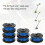 (8 Spool   2 Cap) CDIYTOOL String Trimmer Replacement Spool Line, 0.065" Autofeed Replacement Spools for Ryobi One  AC14RL3A 18V, 24V, 40V, Cordless String Trimmer 6