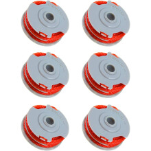 (6) YWNYT 6pcs FLYMO FLY021 Strimmer Spool Line, Φ1.5mm 11m Double Autofeed Nylon Replacement Spools Compatible with Flymo Grass Trimmer, Replace of