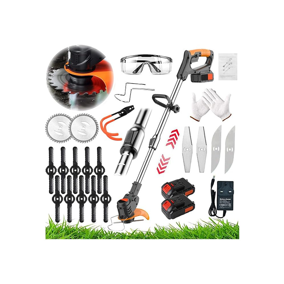 Metal Blade Cordless Strimmer Electric Garden Strimmers with Blades