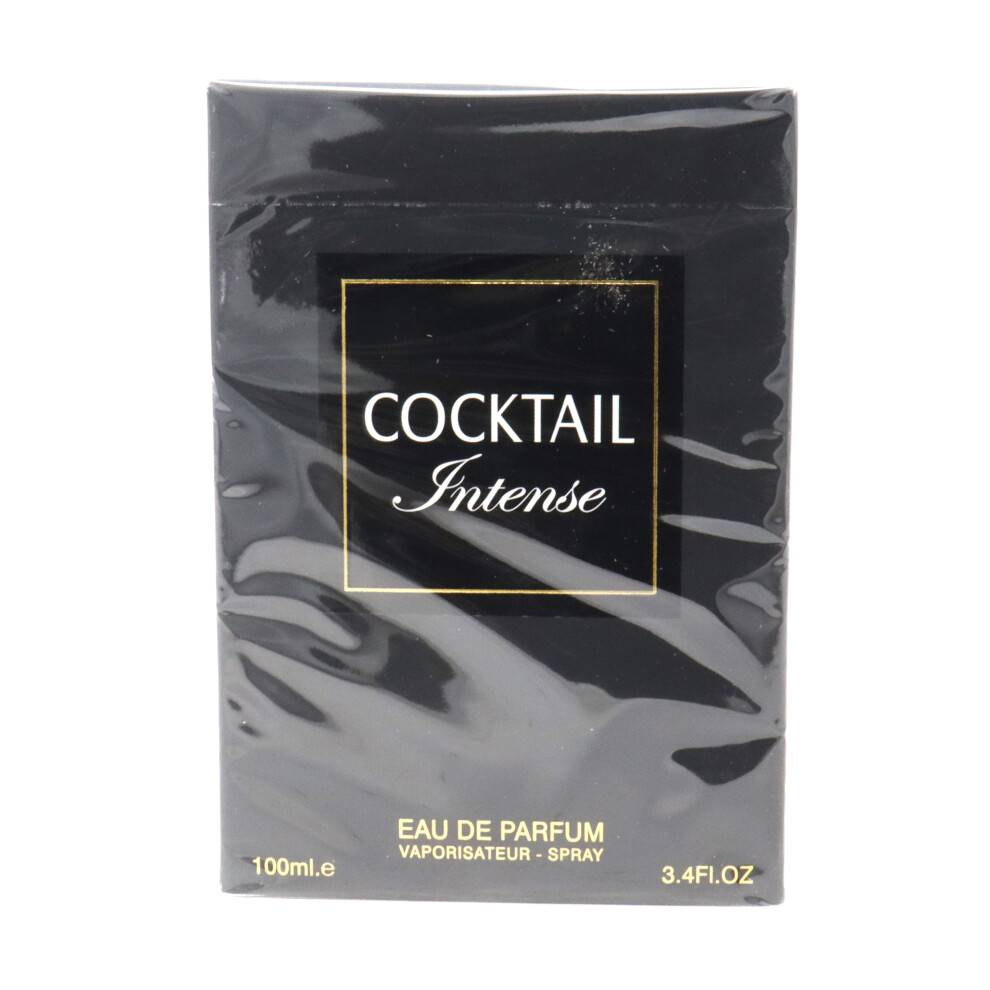 Cocktail Intense by Fragrance World Eau De Parfum 3.4oz/100ml Spray New With Box