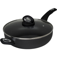 28cm Diamond Non-Stick Aluminum Induction Deep Saute Pan With Lid P670