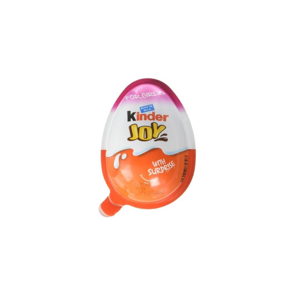 Chocolate Kinder Joy for Girl with Surprise Inside (12 Pack EXP06/2024