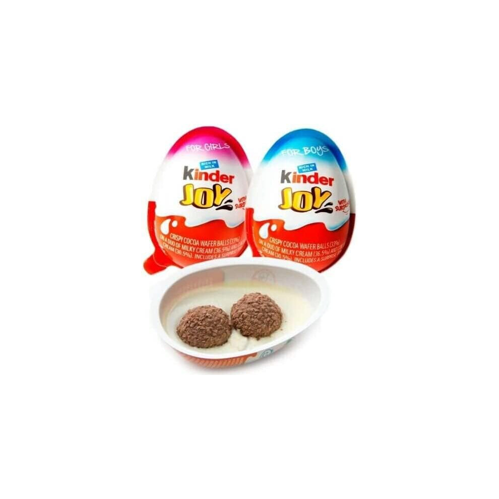 (Pack Of 12 Mixed Kinder Joy With Surprise Inside Delicious EXP06/2024