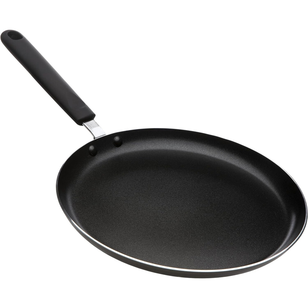 Caprican (Chef's Choice 25 Cm ) Aluminum Non-Stick Induction All Hobs Roti Pancake Grey
