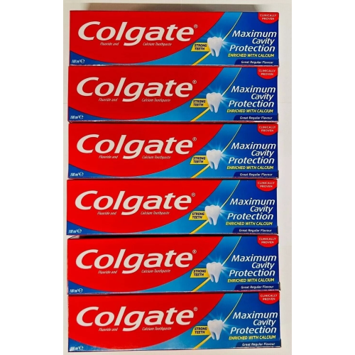 Colgate 100ml Toothpaste Maximum Cavity Protection - Pack of 6