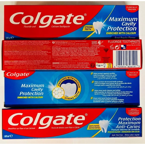 Colgate Colgate 100ml Toothpaste Maximum Cavity Protection - Pack of 6 1