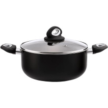 Diamond NonStick 24cm Induction Deep Casserole Sauce Pot With Lid P650