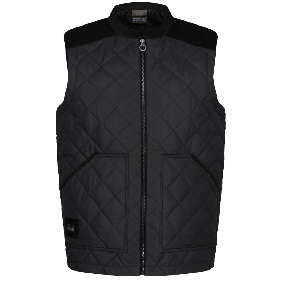 (2XL, Black) Regatta Mens Moreton Quilted Body Warmer