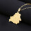 (C2) New Belarus Map Pendant Necklace For Men 1