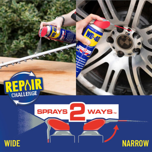 WD-40 Multi-Use Smart Straw 450ml Spray Aerosol Can Clean Rust 2