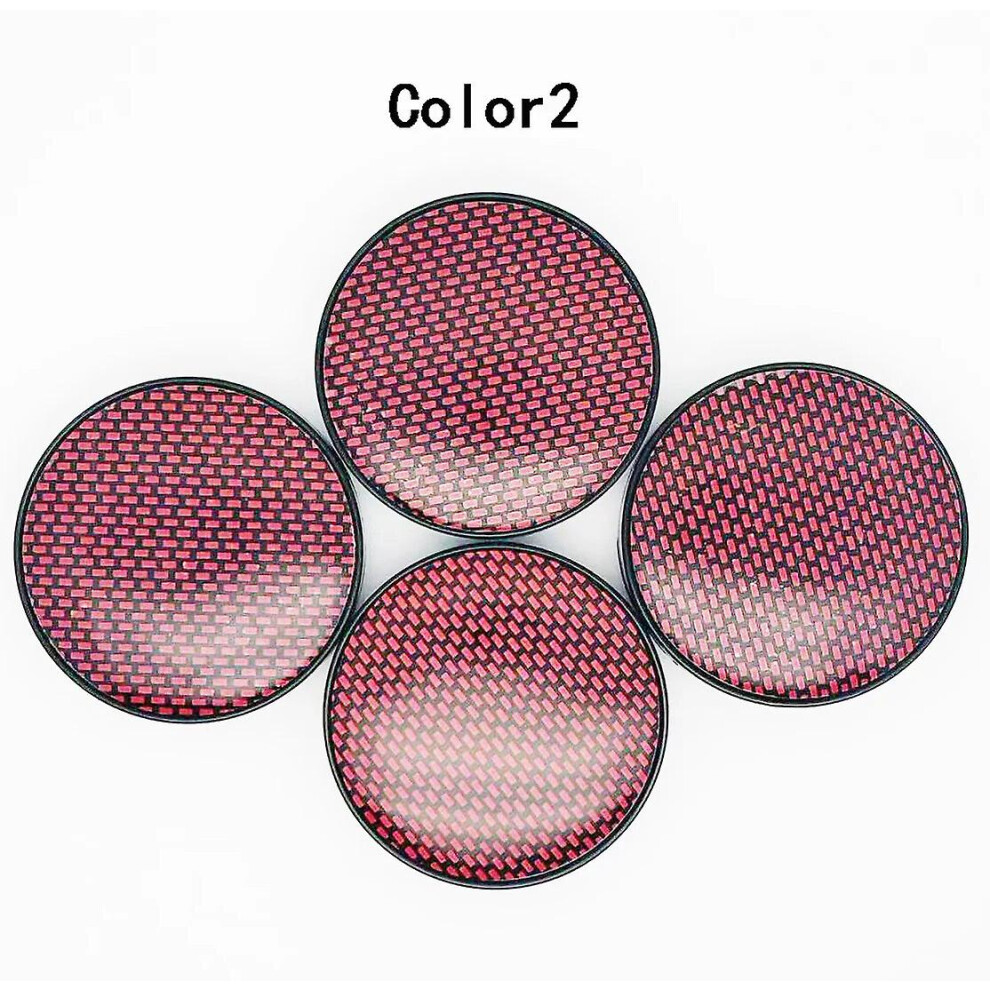 (Color2) 4pcs/lot 60mm Car Wheel Center Caps Chrome And Black Car Styling Accessories Wheel Tire Rims Center Hub Caps-image-OPC-PDVK22J-NEW