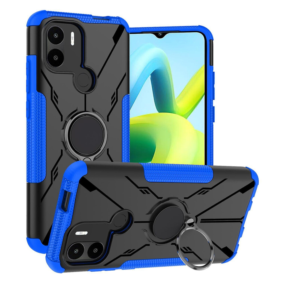 (Blue) For Xiaomi Redmi A1 4G/A2 4G/Poco C50 4G Anti-Drop Phone Case Ring Kickstand Pc Tpu Cover Blue 5413367874200