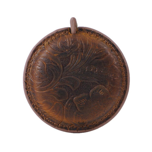 (Brown) Sewing Tape Measure Leathercowhide Tape Measure For Fabrics Tailors Measurement