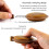 (Black) Sewing Tape Measure Leathercowhide Tape Measure For Fabrics Tailors Measurement 3