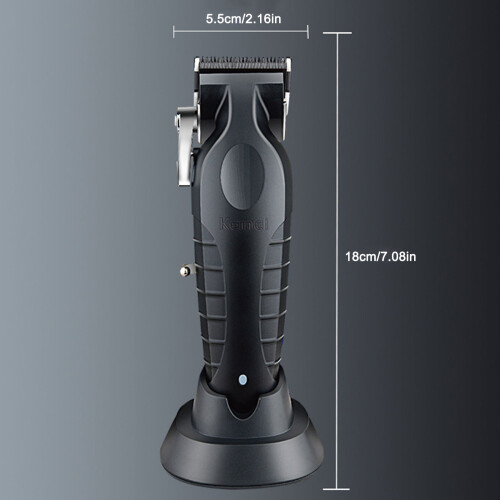 Tagliacapelli a batteria Kemei 0mm Clipper Professional 1