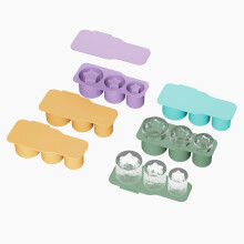 (Shallow purple, 259*113*75mm) Suitable For Stanley Cup Silicone Ice 3040oz Ice Cup Easy Deep Model Three Gel Belle Mold