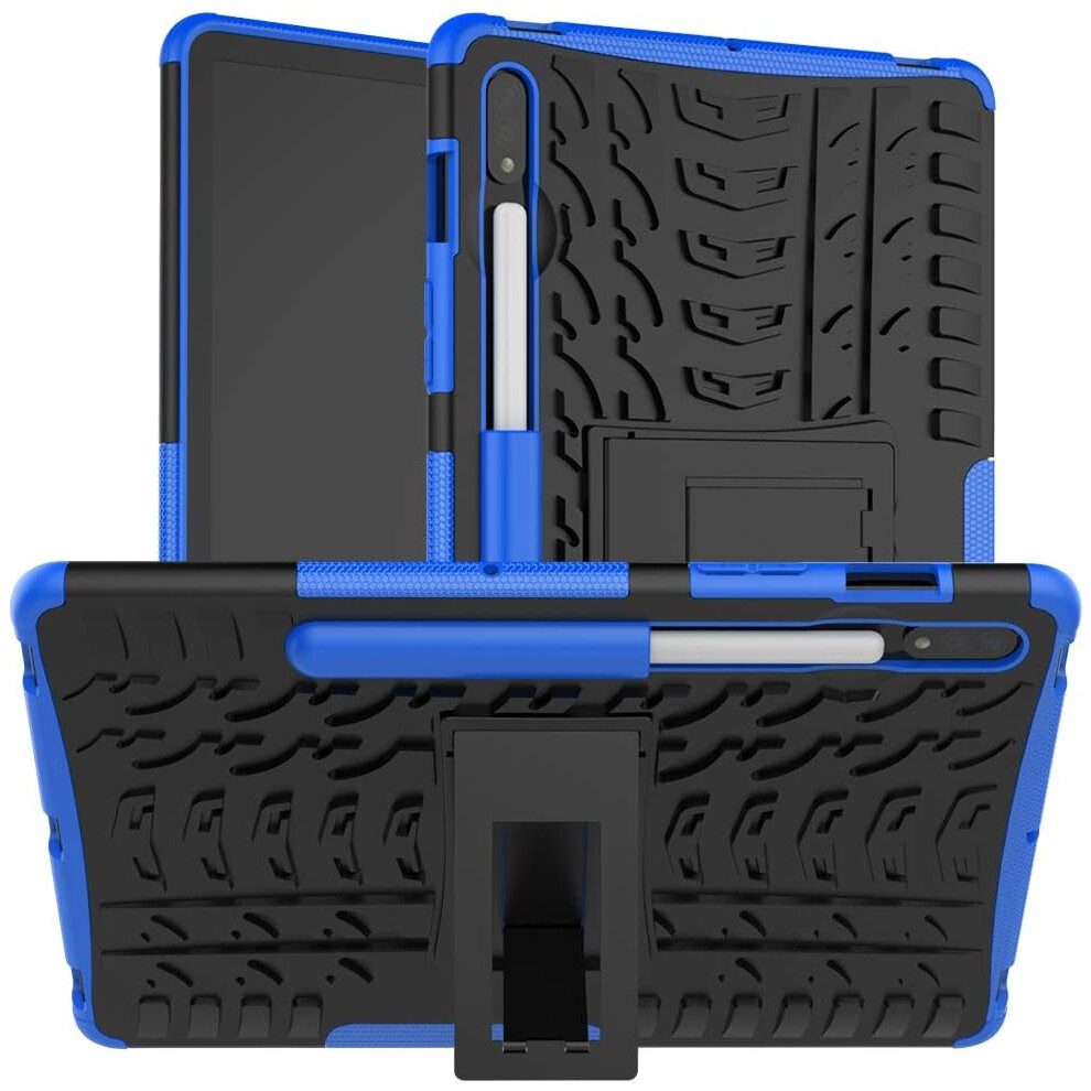 (Blue) Samsung Galaxy Tab S9 Shockproof Tablet Cover Blue 5056298018017