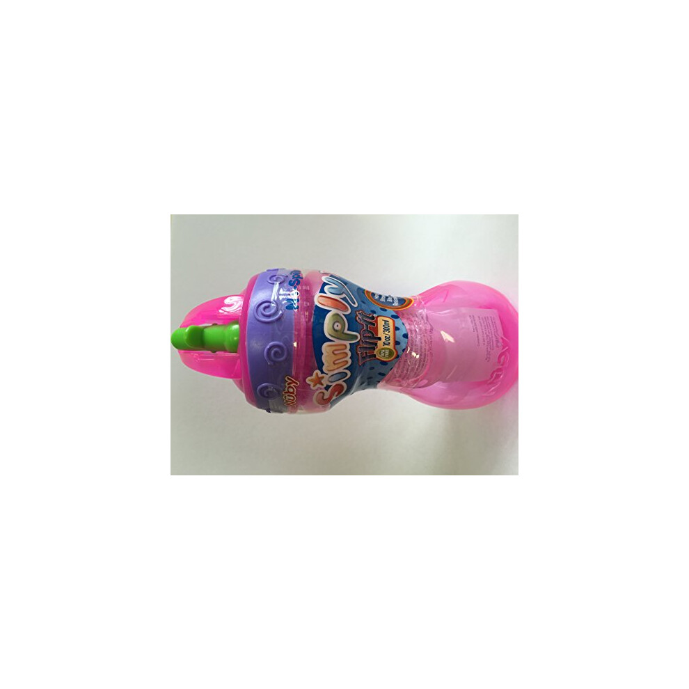 9949 Simply Flip-it Hard Straw Cup Simply Flip it Beaker 10 oz / 300 ml Colours May Vary