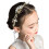 Flower Leaf Headpiece Gold Pearl First Communion Headband Crystal Floral Wedding Hair Accessories for Flower Girls and Bridesmaid. 1