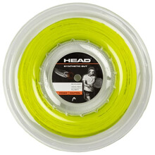 Synthetic Gut Tennis String 200m Reel, 16 Gauge, Yellow