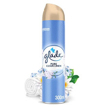 Air Freshener, Aerosol Room Spray, Clean Linen, Pack of 12 (12 x 300ml)