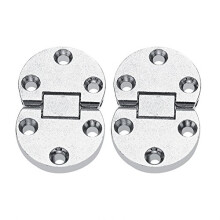 2Pcs Flip Top Hinge Screws Self-Supporting Flap Sewing Machine Table Folding Flap Concealed Cabinet Door Hinge