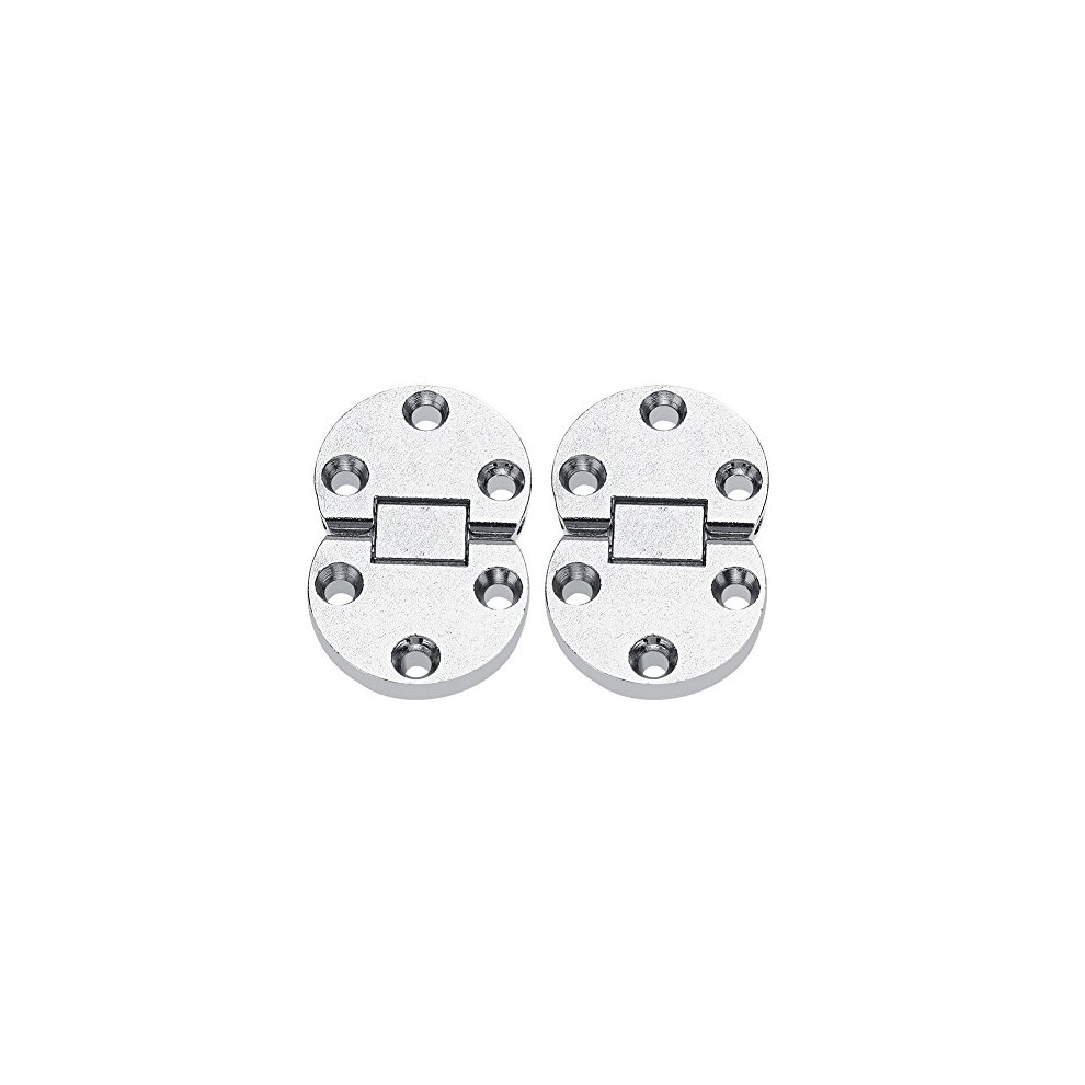 2Pcs Flip Top Hinge Screws Self-Supporting Flap Sewing Machine Table Folding Flap Concealed Cabinet Door Hinge