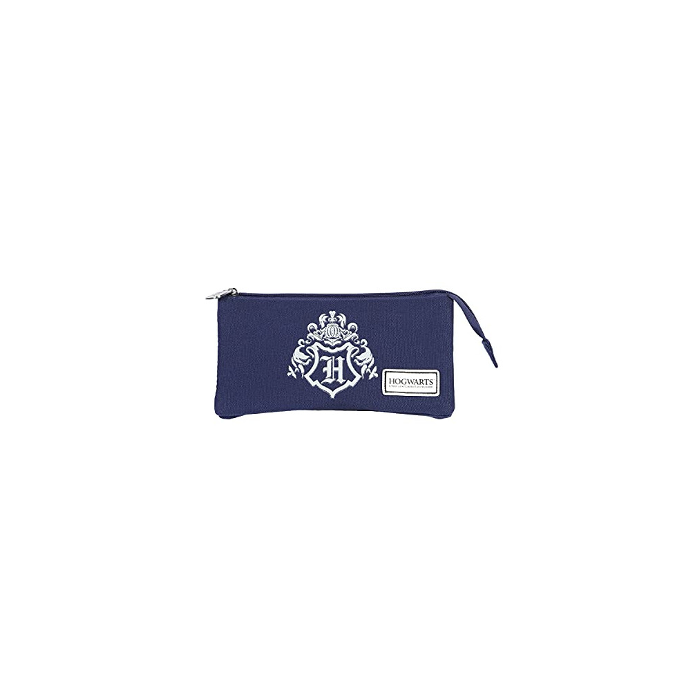 karactermania Harry Potter Academy-Triple HS Pencil Case, Dark Blue