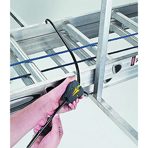 Master Lock Master Lock, Python Adjustable Keyed Cable Lock, 6 ft. Long, 8419DPF, Black and Yellow, 6' x 5/16" Diameter 2