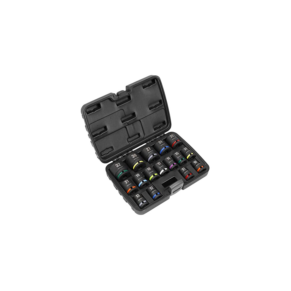 Sealey Impact Socket Set 16Pc 1/2ÂSq Drive - Ak5625m Medium
