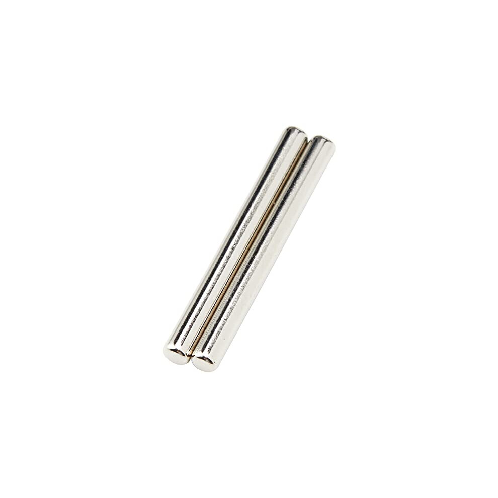 First4magnets Diametrically Magnetised N52 Neodymium Rod Magnet For Providing Rotational Movement - 5Mm Dia X 50Mm Thick - Pack Of 2