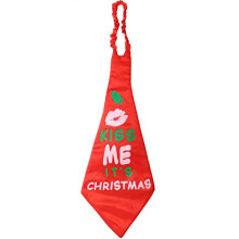 Toyland Giant 57cm 'Kiss Me It's Christmas' Novelty Tie - Christmas Dress Up