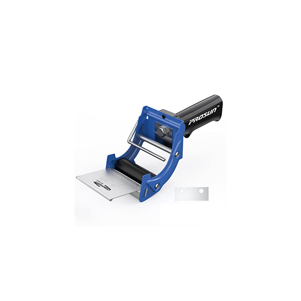 Tape Packing Dispenser Gun, Fast Reload 75mm (3 Inch) Heavy Duty Parcel Tape Gun, Pistol Grip Carton Sealer, Blue