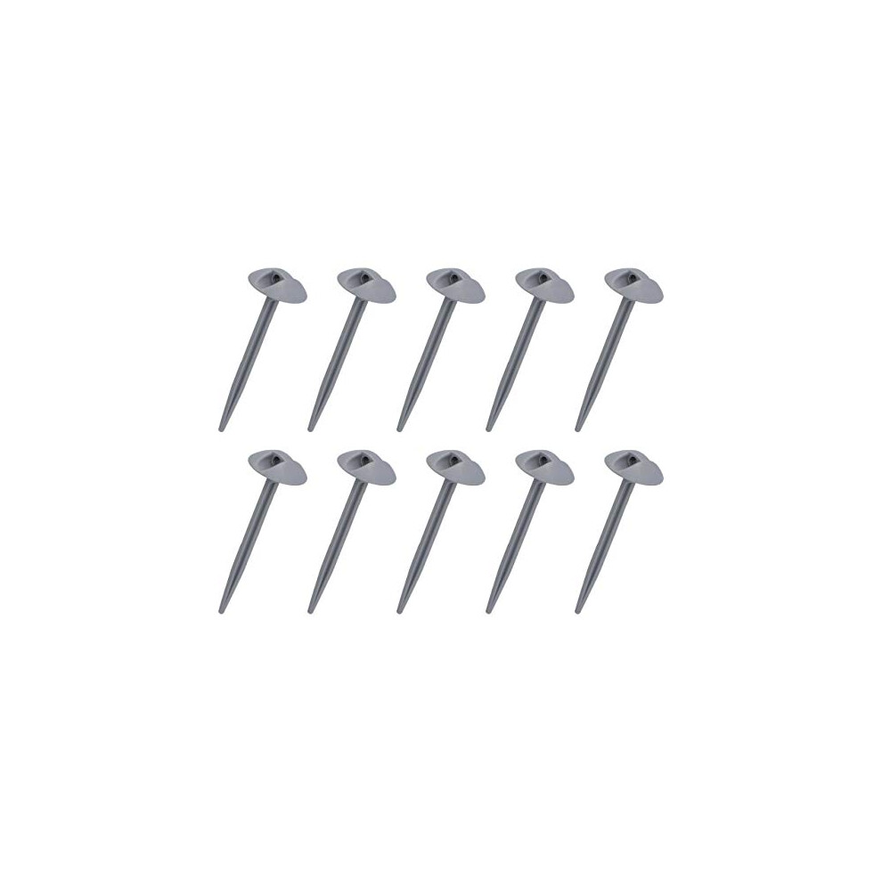 Caravan 10 Pcs Ground Sheet Tent Awning Carpet Pegs Plastic Tent Pegs Camping