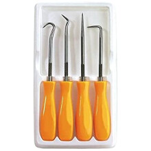 2633L/S4 Awls and Hooks Set, Yellow/Silver, 120 mm