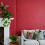 Rust-Oleum Colours Matt Emulsion Wall and Ceiling Paint - Empire Red 2.5L 6