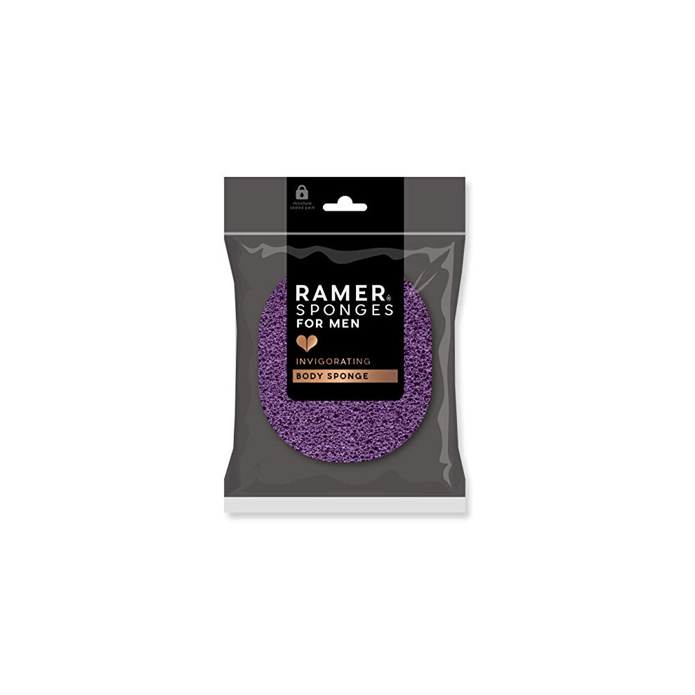 Ramer For Men Invigorating Body Sponge - Ultra-Violet