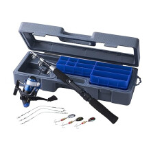 Firebird Travelmate Fishing Rod and Reel Combo – Perfect for Anglers Who Love to Travel, Starter Kit that Includes Spinning Rod, Reel, Reel Loaded