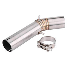 Motorcycle Exhaust Middle Pipe, Exhaust Middle Connector with Mounting Accessories for GSX-R600/GSX-R750(K6)