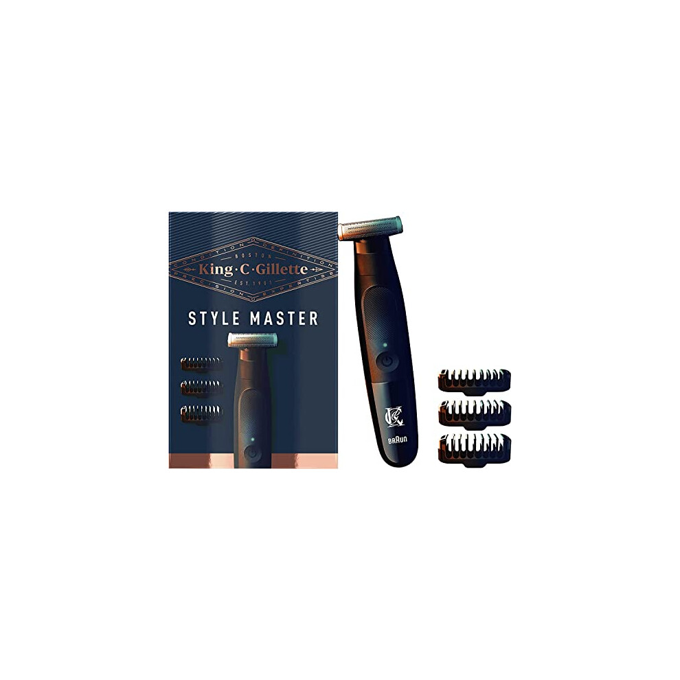 King C. Gillette Style Master, Tondeuse sans Fil our Barbe Courte