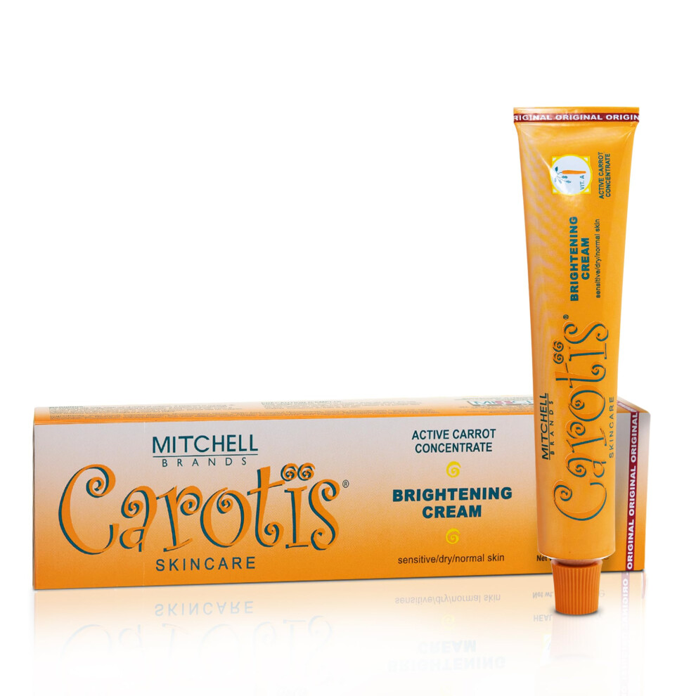 Carotis, Skin Brightening Cream | 1.7 Fl oz / 50 g | Helps to Remove Spots on: Face, Knees, Body, Armpit, Private Areas | with Carrot Oil, Alpha