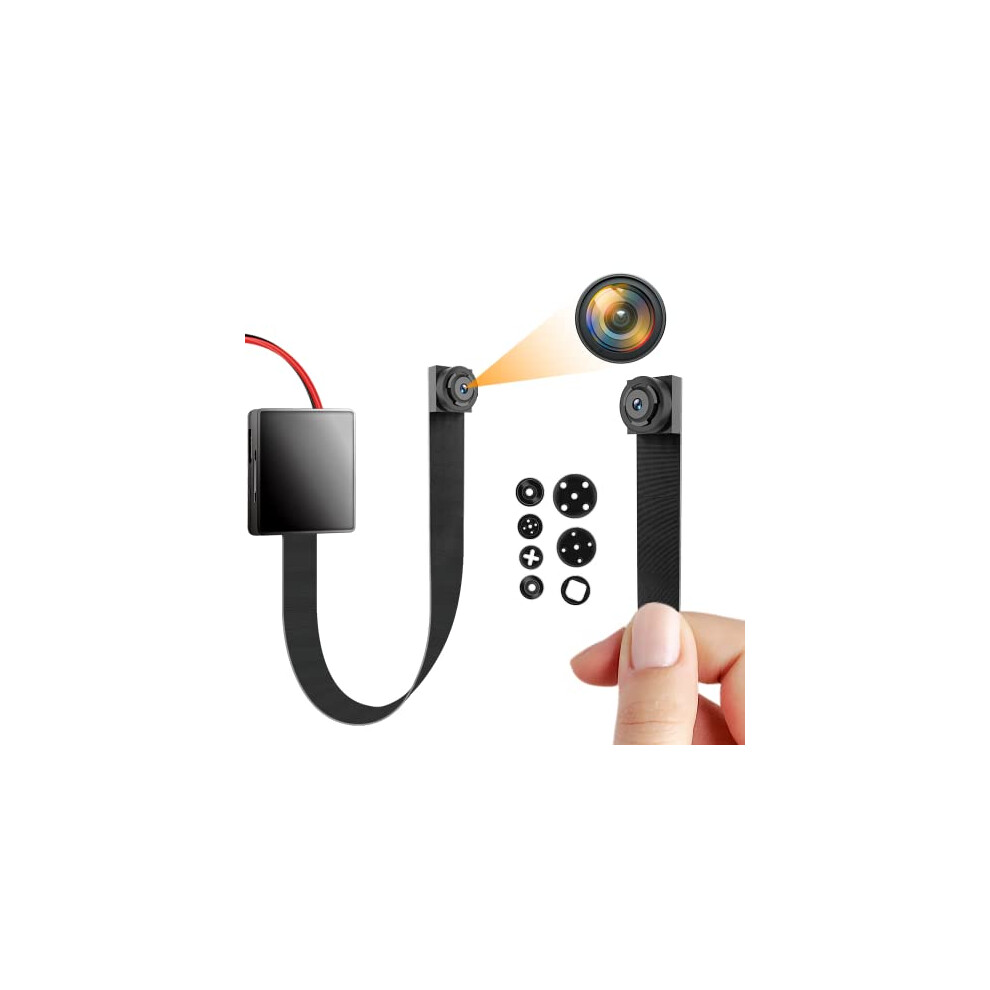 Mini Spy Camera, 32Gb Hidden Camera 1080P Portable Diy Camera 11 Hours Battery Life Home Security Surveillance Cameras Nanny Cam Motion 709586168387