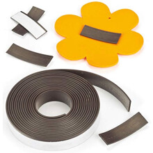 Self-Adhesive Magnetic Tape (1 x 2.5 m Per Reel) Long Self-Adhesive Magnetic Strip