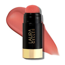 LAURA GELLER NEW YORK Serum Blush Tint, Ελαφρύ Υγρό Ρουζ για Μάγουλα, Αέρινη Υφή, Poppy Peach