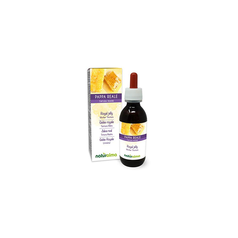 Naturalma Royal Jelly Alcohol-Free Mother Tincture | Liquid Extract Drops 120 Ml | Food Supplement