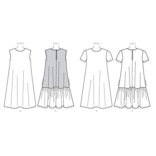 VOGUE PATTERNS Misses Dresses, Tissue, Multi-Colour, 15 x 0.5 x 22 cm 1