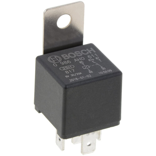 Bosch 0332209138 Relais 12V 30A, 5 Terminaux, Ip5K4, Résistance aux Températures Bosch 0332209138 Relais 12V 30A, 5 Terminaux, Ip5K4, Résistance aux Températures